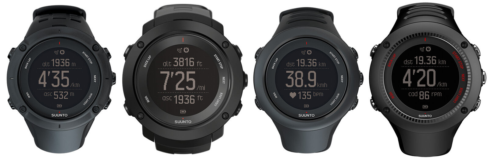 Линия Suunto Ambit3:   Передовые фитнес-умные GPS-часы с водонепроницаемостью 50 и 100 метров