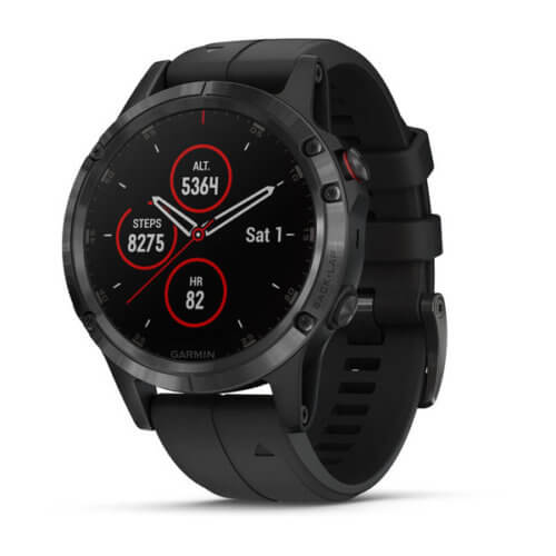 Серия Garmin Fenix ​​5 Plus:   Прочные GPS Фитнес Smartwatch со 100-метровой водостойкостью
